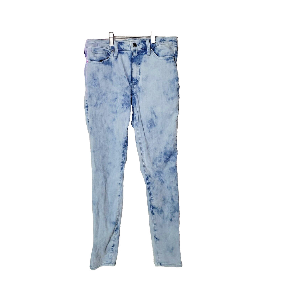 Universal Thread Blue Denim High Rise Skinny Acid Wash Jeans Womans Size 6/28R